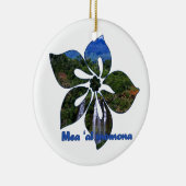 ウォーターフォールハイビスカスハワイアンオーナメント セラミックオーナメント (右)