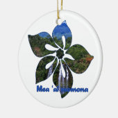 ウォーターフォールハイビスカスハワイアンオーナメント セラミックオーナメント (左)