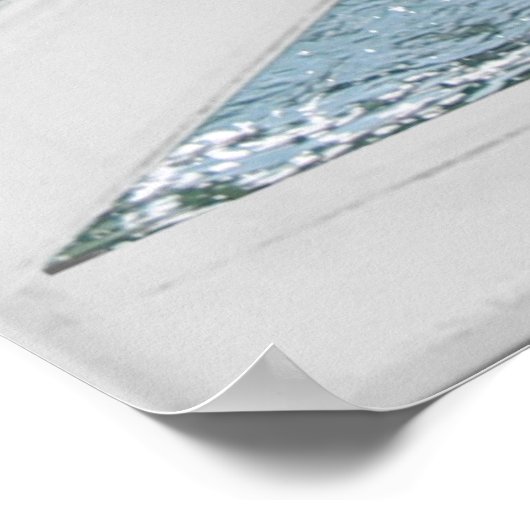 ウォーターフォールビュートロムペロエイルフェイクウィンドウ ポスター (角)