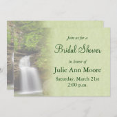 ウォーターフォールブライダルシャワー 招待状 (正面/裏面)