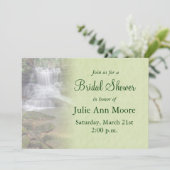 ウォーターフォールブライダルシャワー 招待状 (スタンド正面)