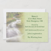 ウォーターフォールブライダルシャワー 招待状 (裏面)