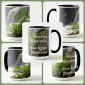 ウォーターフォールブルーリッジマウンテンズNC写真 マグカップ