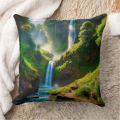 ウォーターフォールヘブン クッション (ブランケット)