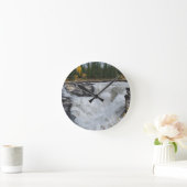 ウォーターフォールランドスケープ,アサバスカ滝 ラウンド壁時計 (ホーム)
