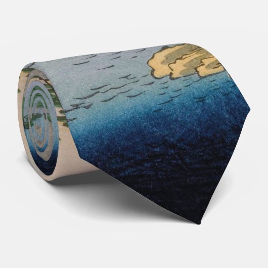 ウォーターフォールヴィンテージ浮世絵日本の術 ネクタイ (ロール)