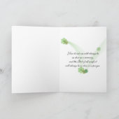 ウォーターフォール反射悔やみや弔慰 カード (内部)