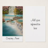 ウォーターフォール名刺 (正面&裏面)