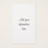 ウォーターフォール名刺 (裏面)