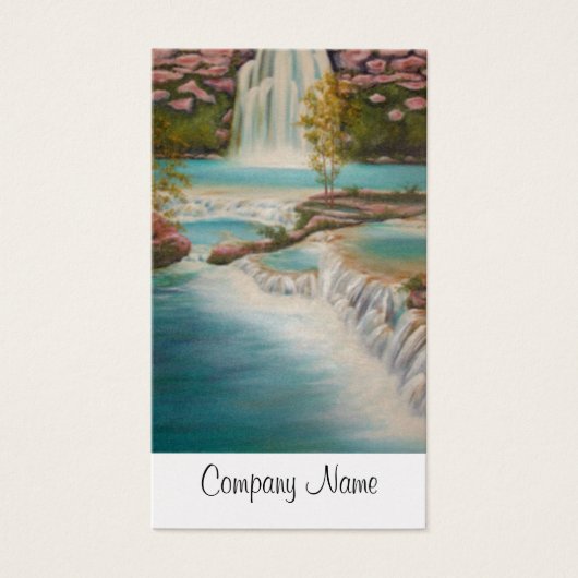 ウォーターフォール名刺 (正面)