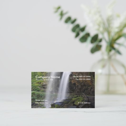 ウォーターフォール名刺 名刺 (スタンド正面)