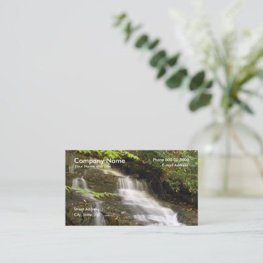 ウォーターフォール名刺 名刺 (スタンド正面)