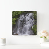 ウォーターフォール壁時計 スクエア壁時計 (ホーム)