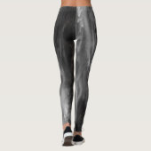 ウォーターフォール威厳のあるボカスロベニア白黒 レギンス (裏面)