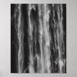 ウォーターフォール威厳のあるボカ、スロベニア州アップクローズ ポスター