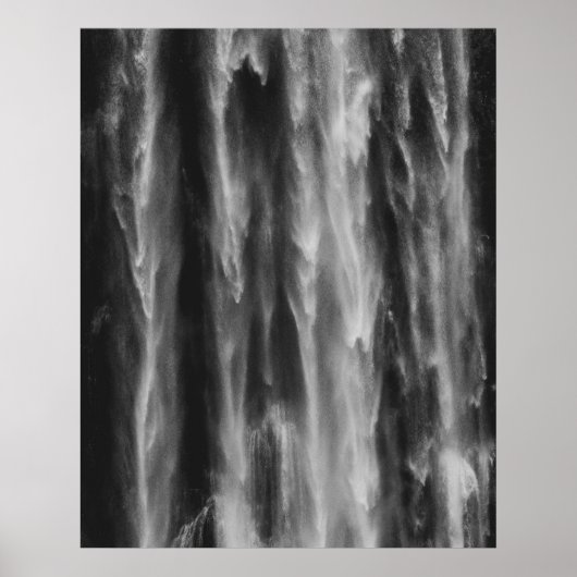 ウォーターフォール威厳のあるボカ、スロベニア州アップクローズ ポスター (正面)