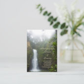 ウォーターフォール披露宴カード エンクロージャーカード (スタンド正面)