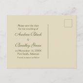 ウォーターフォール日付はがきを保存 案内ポストカード (裏面)