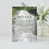 ウォーターフォール素朴カントリー結婚ズ詳細 エンクロージャーカード (スタンド正面)