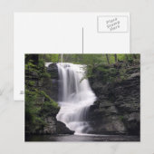 ウォーターフォール自然ツリーリーフピースラブパークデスティニー ポストカード (正面/裏面)