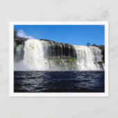 ウォーターフォール4ベネズエラのジャングルランドスケープファインアート ポストカード (正面)