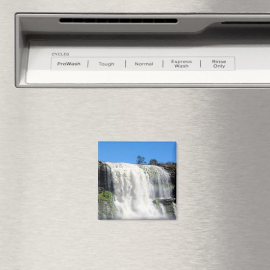 ウォーターフォール4ベネズエラのジャングルランドスケープファインアート マグネット (インサイチュ (食洗機))