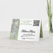 ウォーターフォール・カカスタマイズード – 任意の大事な行事 カード (裏面)