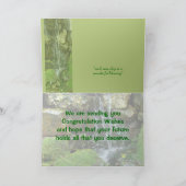 ウォーターフォール・カカスタマイズード – 任意の大事な行事 カード (内部)