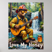 ウォーターフォール・セレナーデ：クマの音響流れ ポスター (正面)