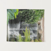 「ウォーターフォール・タペストリー(50" x 60")」 タペストリー (正面(横))