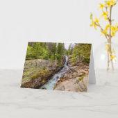 ウォーターフォール&リバーカスケード カード (黄色い花)