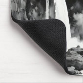 ウォーターフォールAsian 絵画 Ink's マウスパッド (コーナー)