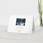 ウォーターフパーソナライズされたォールノートカード – 大 ノートカード (裏面)