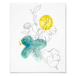 ウォーターフラワープリント フォトプリント           