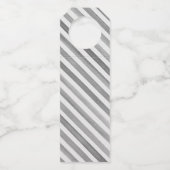 ウォーターフランスのカラーのシャンパストライプのン ボトルネックタグ (裏面)