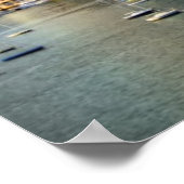 ウォーターフロントからのボストンのスカイライン ポスター (角)