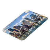 ウォーターフロントからのボストンのスカイライン マグネット (左側)