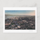 ウォーターフロントとシティの空中表示 ポストカード (正面)