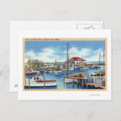 ウォーターフロントのハーバービュー ポストカード (正面/裏面)