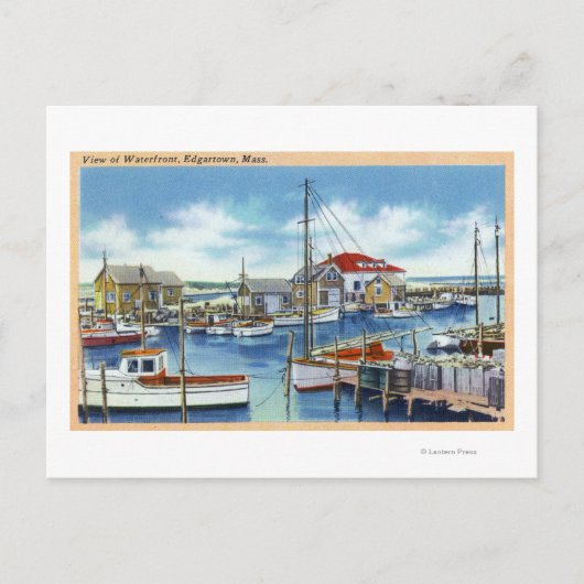 ウォーターフロントのハーバービュー ポストカード (正面)