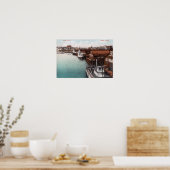 ウォーターフロントのビュー ポスター (キッチン)