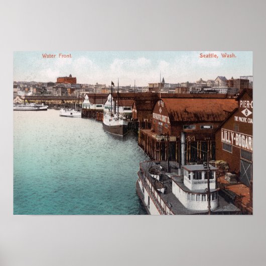 ウォーターフロントのビュー ポスター (正面)