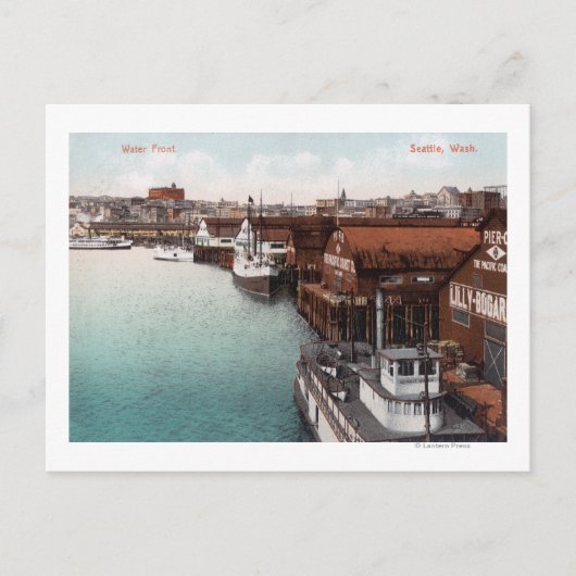 ウォーターフロントのビュー ポストカード (正面)