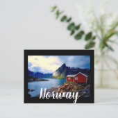 ウォーターフロントコテージシーニックノルウェー ポストカード (スタンド正面)