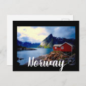 ウォーターフロントコテージシーニックノルウェー ポストカード (正面/裏面)