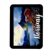 ウォーターフロントコテージシーニックノルウェー マグネット (縦)