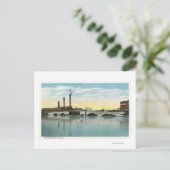 ウォーターフロントビューオブザコングレス通り橋 ポストカード (スタンド正面)