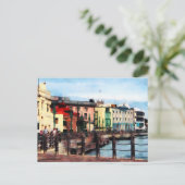 ウォーターフロントブリッジタウンバルバドス ポストカード (スタンド正面)