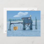 ウォーターフロントホームおもしろいはがき ポストカード (正面/裏面)