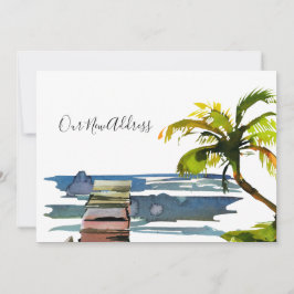 ウォーターフロント波止場パームツリーニューアドレス 案内状